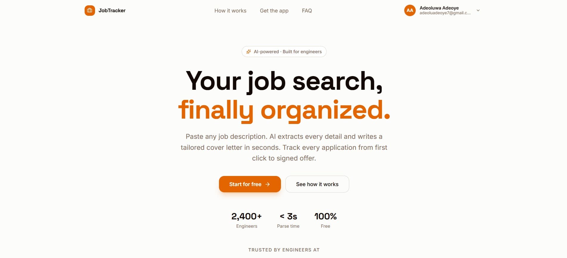 Job Tracker AI